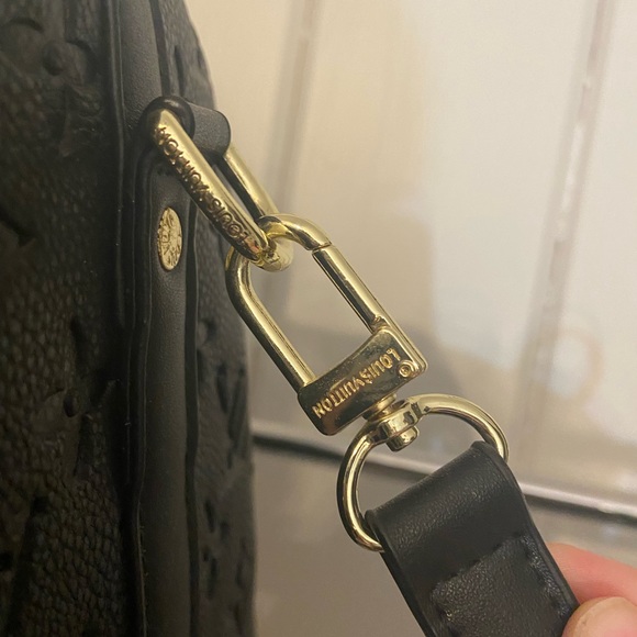 Black embossed speedy style satchel - Picture 7 of 9